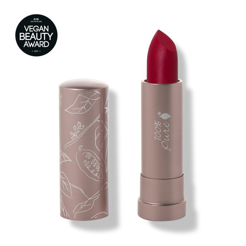 Cocoa Butter Matte Lipstick + Fruit Pigments – Currant – Lippenstift