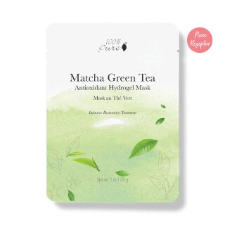Matcha Green Tea Antioxidant Hydrogel Mask - Gesichtsmaske - XMAS2025