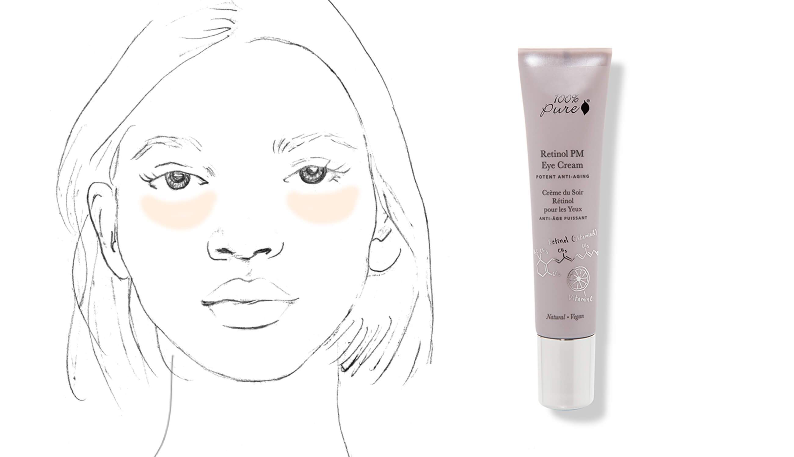 100% Pure Hautpflegeroutine Anti Aging Augenpflege