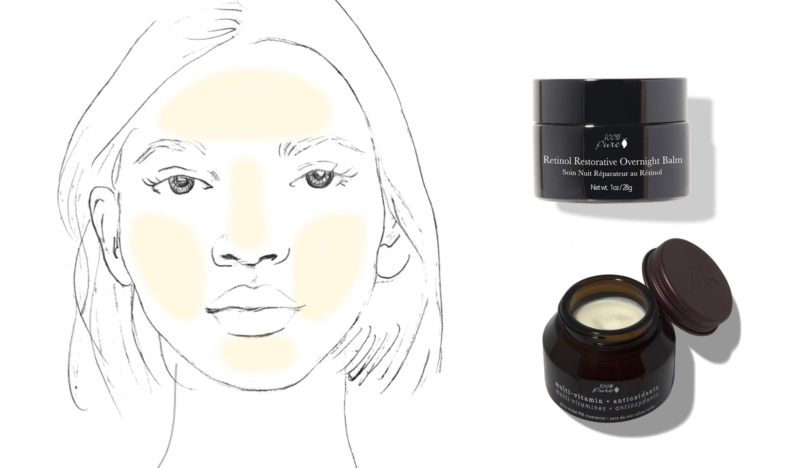 100% Pure Hautpflegeroutine Anti Aging Feuchtigkeitspflege