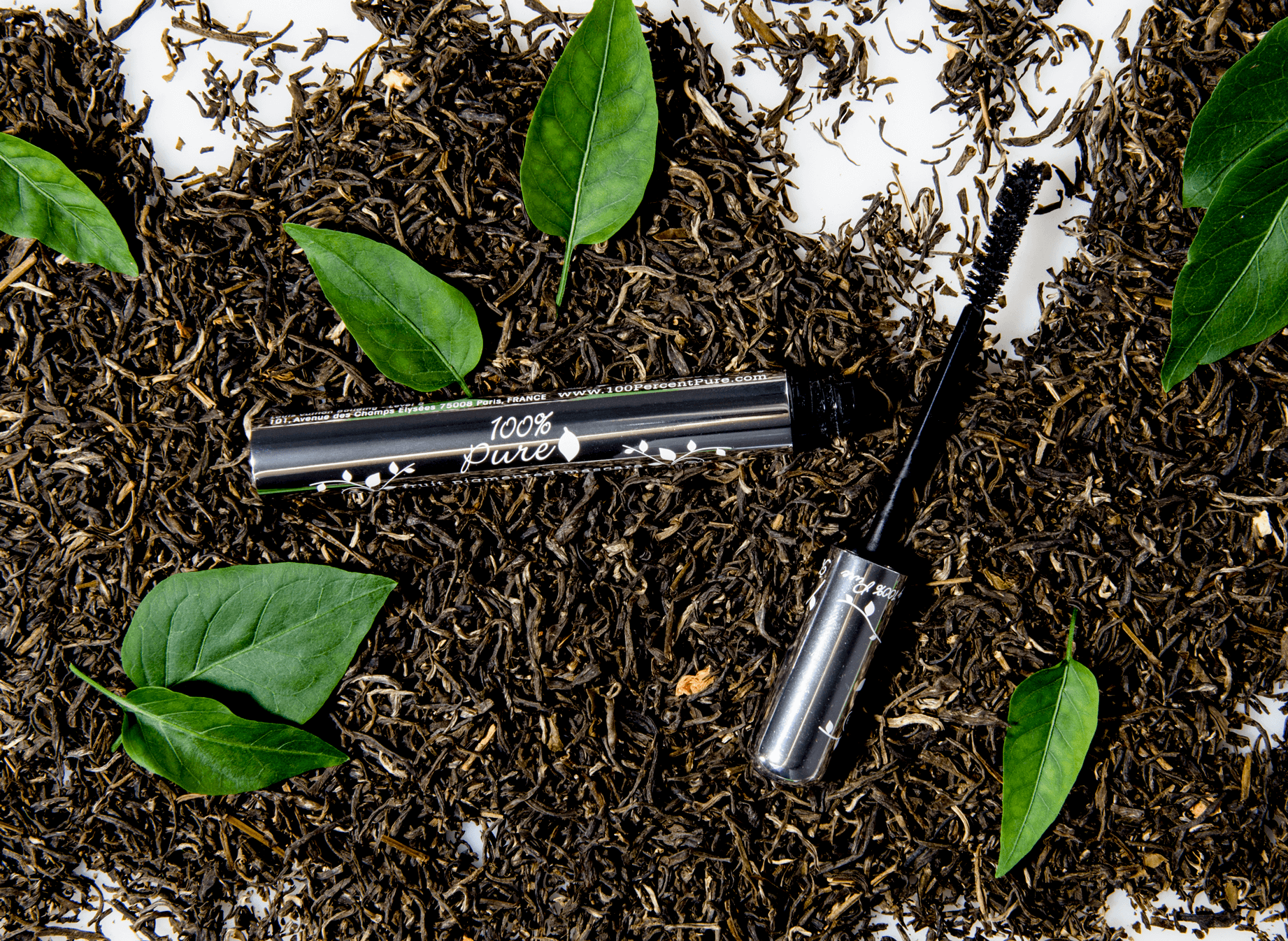 100% Pure Mascara Inhaltsstoffe Schwarzer Tee