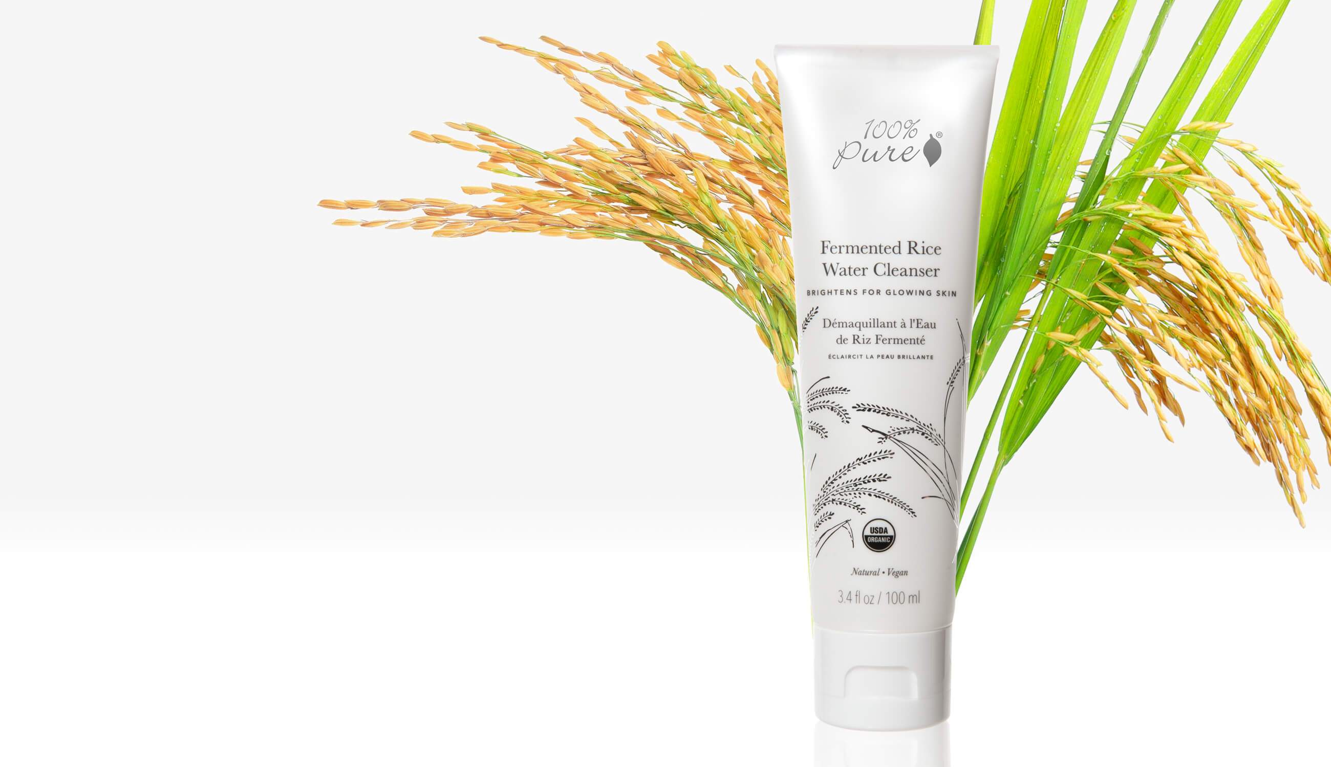 100% Pure welche Gesichtsreinigung Fermented Rice Water Cleanser