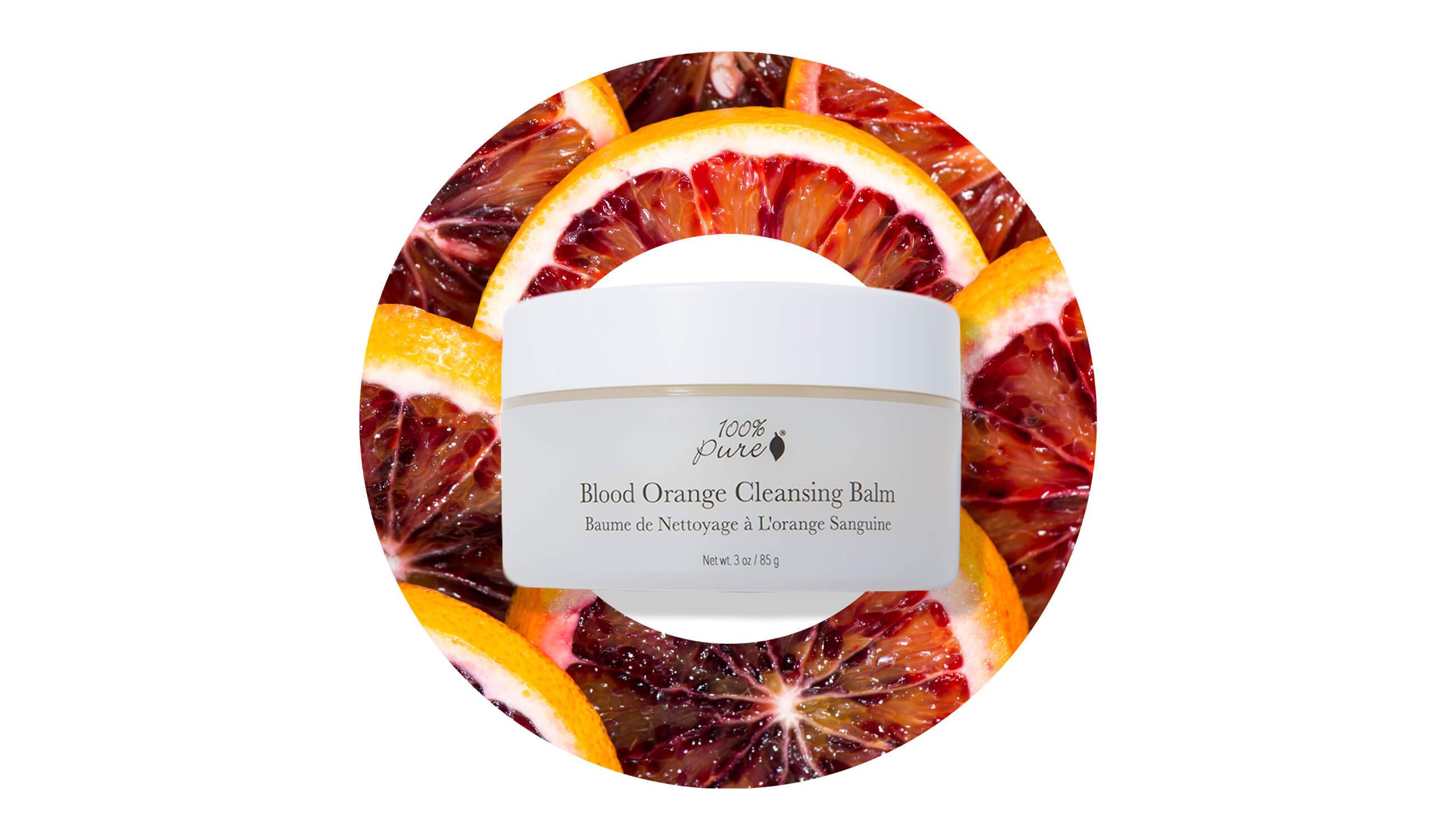 100% Pure Hautpflege Vitamine Blood Orange Cleansing Balm