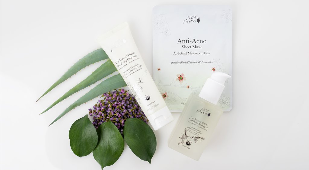 100 Pure Naturkosmetik gegen Pickel